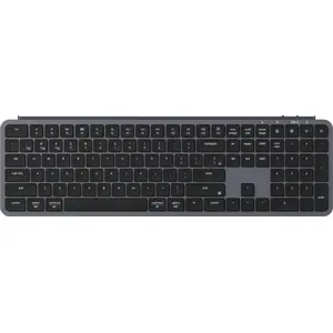 Keychron B6 Pro bezvadu īpaši plāna pilna izmēra tastatūra (pelēka)
