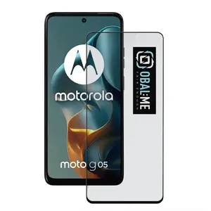 Защитное стекло OBAL:ME 5D для Motorola G05 / E15 — черное