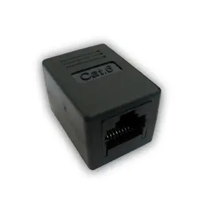 Соединитель UTP CAT6 DATACOM 2xRJ45 Direct черный