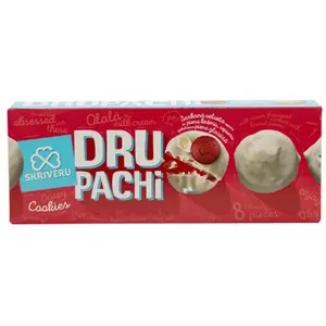 Cookie pack Skrīveru saldumi Red Velvet with Milk Cream, 128 g
