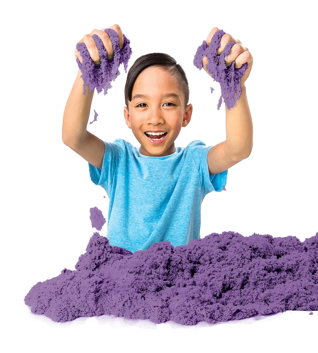 Детский кинетический песок Kinetic Sand Фиолетовый 2 фунта Photo 4