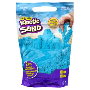 Children's Kinetic Sand Kinetic Sand Blue 2 lb Resealable Bag Ages 3+