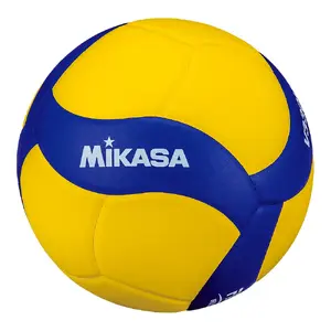 Volejbola bumba MIKASA V330W-L iekštelpām, mākslīgā āda, 235 g, daudzkrāsains