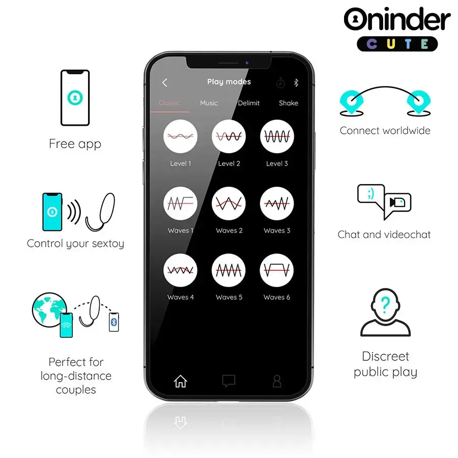 Вибрационное яйцо ONINDER CUTE D-242096 Photo 3