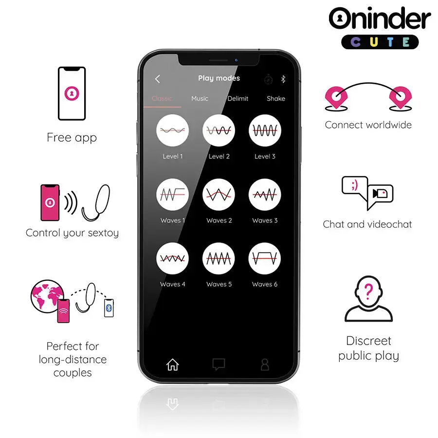 Виброяйцо ONINDER CUTE D-242097 Photo 3