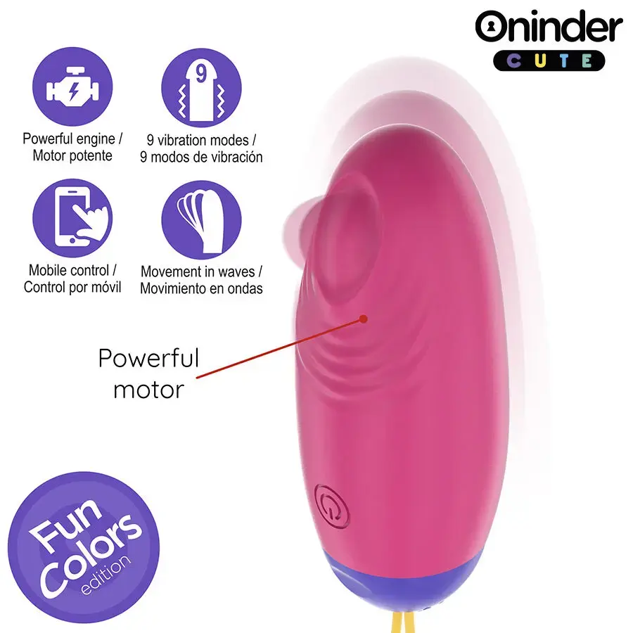 Виброяйцо ONINDER CUTE D-242097 Photo 4