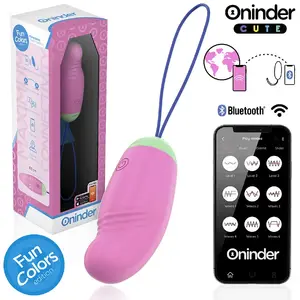 Vibrating Egg ONINDER CUTE D-242098 — 360° Rotating Silicone Vibrator