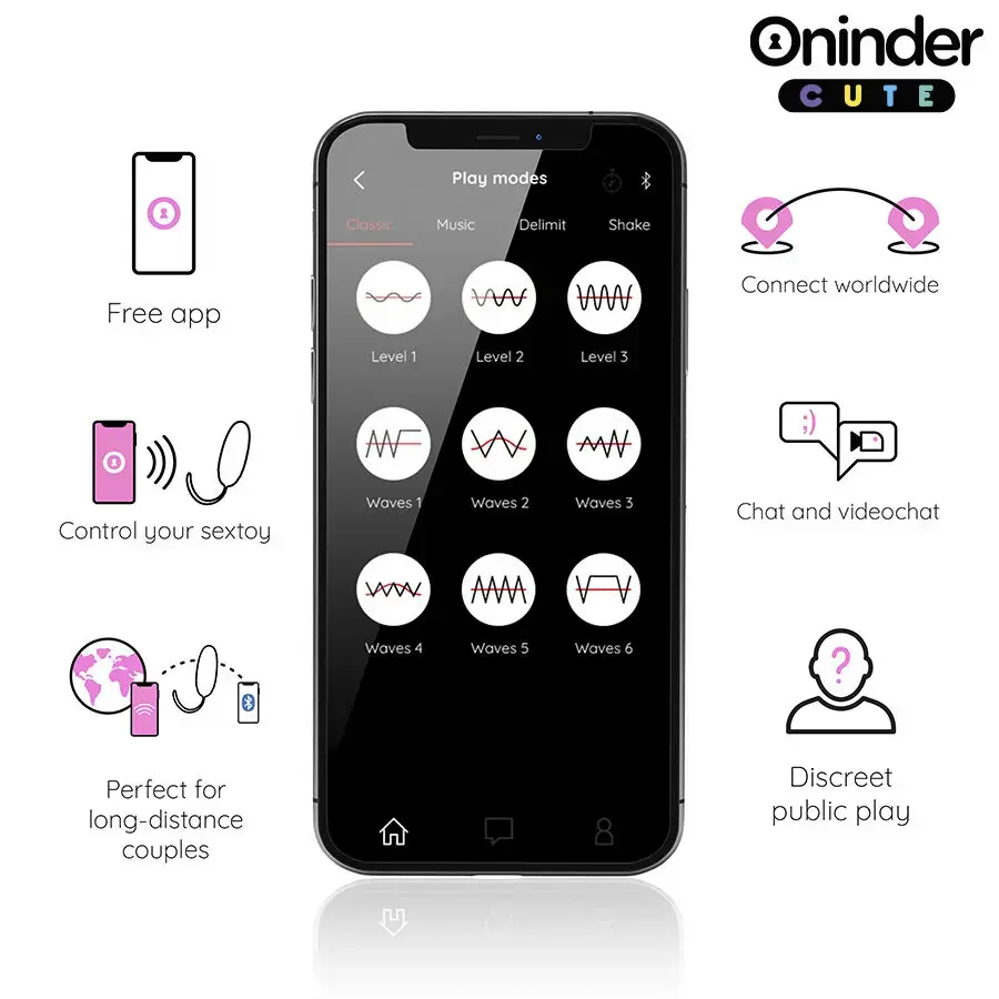 Виброяйцо ONINDER CUTE D-242098 Photo 3