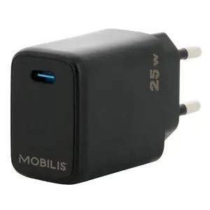 Mobile device charger Mobilis 001380 Universal Black AC Fast charging