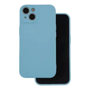 Силиконовый чехол iLike для Samsung Galaxy A35 5G — небесно-голубой