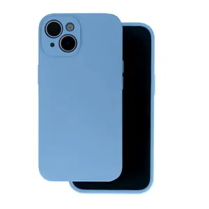 Силиконовый чехол iLike для Samsung Galaxy A14 5G — светло-голубой