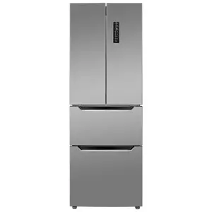 Bomann KG 7361 IX Freestanding Side-by-Side Refrigerator, 320 L, Total NoFrost, Stainless Steel