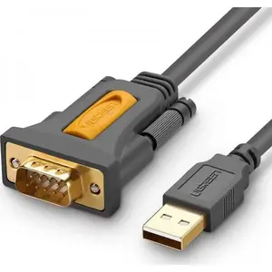 UGREEN USB-A to RS-232 Serial Cable UGR333, 1.5 m, Gray