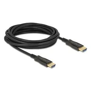 Кабель HDMI DeLOCK 5м Тип A Стандартный Мужской Мужской 48 Гбит/с Черный
