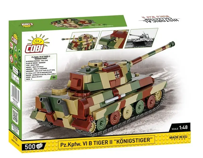 Cobi Pz.Kpfw. VI B Tiger II 1:35 model kit Photo 2
