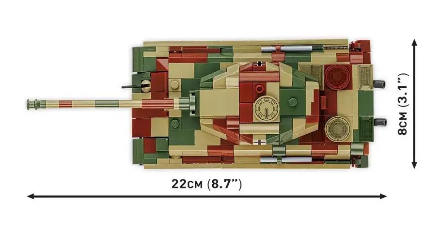 Cobi Pz.Kpfw. VI B Tiger II 1:35 model kit Photo 3