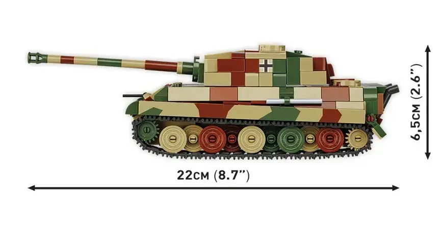 Cobi Pz.Kpfw. VI B Tiger II 1:35 model kit Photo 4