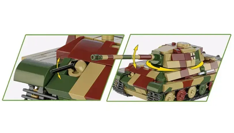 Cobi Pz.Kpfw. VI B Tiger II 1:35 model kit Photo 5