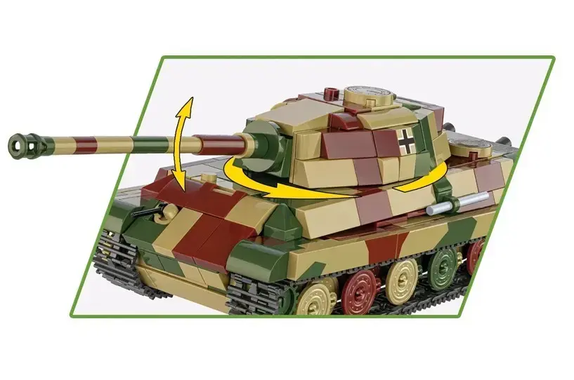 Cobi Pz.Kpfw. VI B Tiger II 1:35 model kit Photo 7