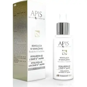 Facial serum APIS Hyaluron 4D with Snap-8 peptide 30 ml — moisturizing face serum