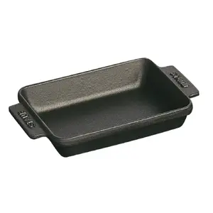 Rectangular Mini Baking Tray Staub 250 ml, Black