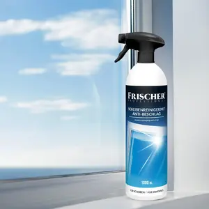 Glass cleaner FRISCHER FR00233_1000 — 1 L trigger bottle, anti-vapour function