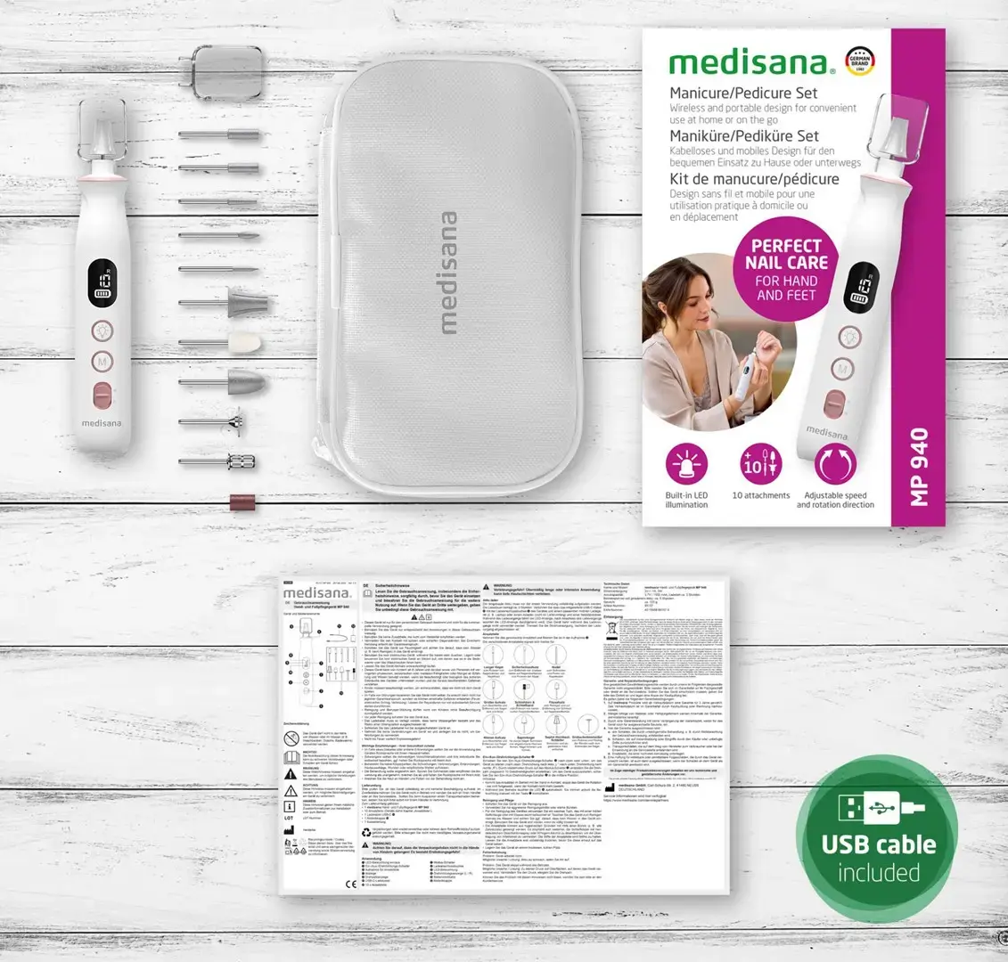 Medisana MP 940 электрическое устройство для маникюра и педикюра Photo 5