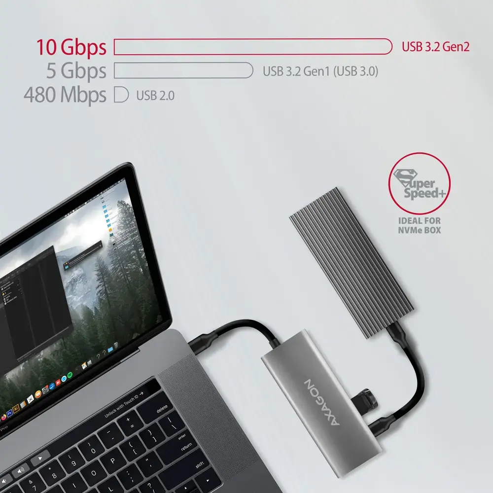 Axagon HMC-5G21 USB-C Hub Photo 4