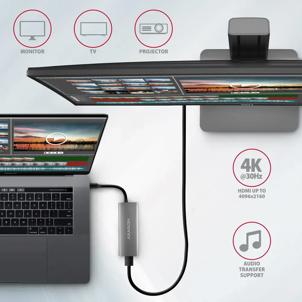 Axagon HMC-5G21 USB-C Hub Photo 6