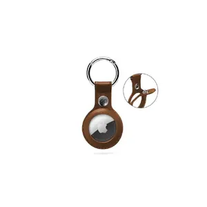 Чехол Epico Leather AirTag Case Коричневый 42мм x 6мм x 90мм