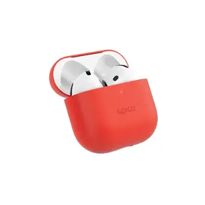 Silicone case Epico for AirPods 4 — Red