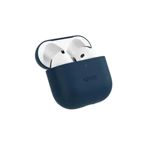 Protective silicone case Epico for AirPods 4 — Blue