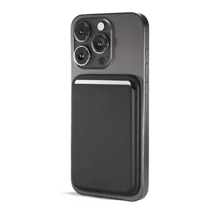 Card holder Epico Mag+ Wallet Black Genuine leather 67x95 mm