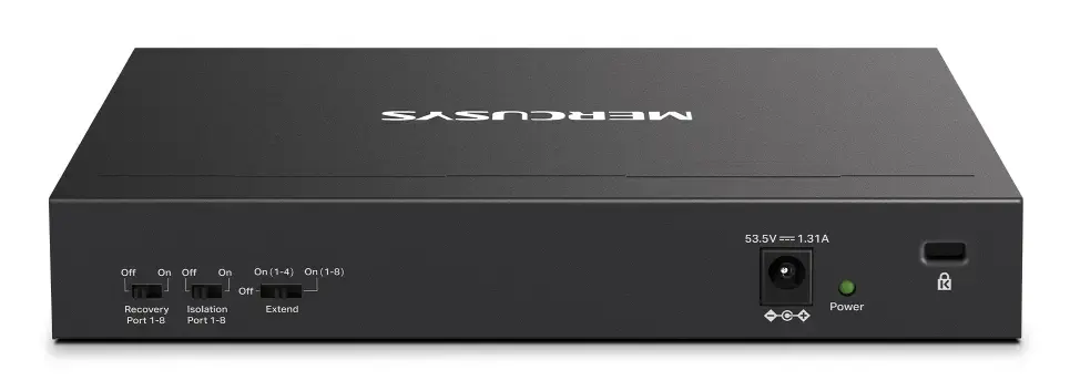 MERCUSYS MS110CP 10 portu Fast Ethernet PoE slēdzis Photo 4