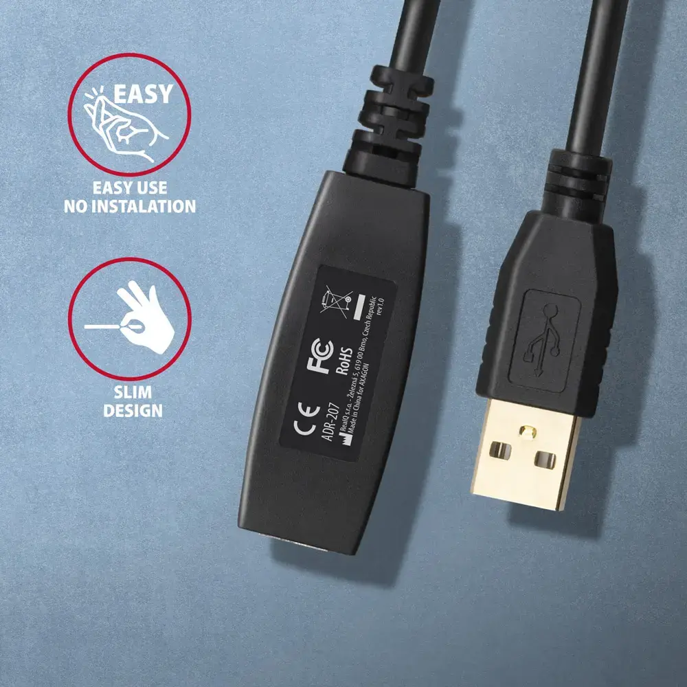 USB удлинитель Axagon ADR-207 Photo 3