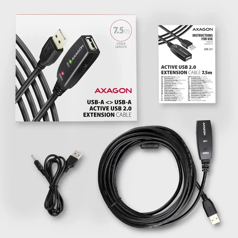 USB удлинитель Axagon ADR-207 Photo 7