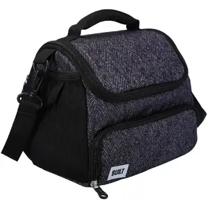 Insulated Lunch Bag Built New York GB40BLTLNCHPRCLA, textile with polyethylene insulation, 8.5×27×21 cm