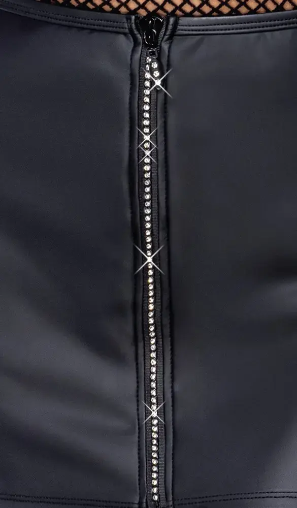 Юбка cottelli collection Rhinestone Zip L Photo 6