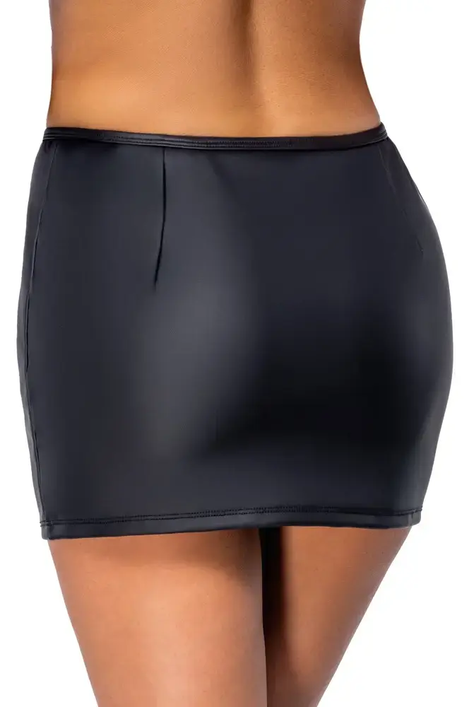 Мини-юбка cottelli collection Skirt Rhinestone Zip XL Photo 5