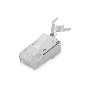 Модульный разъем Digitus CAT 6A для круглого кабеля экранированный 100 шт RJ-45 мужской