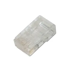 Модульный разъем Digitus CAT 6 для круглого кабеля экранированный 100 шт RJ-45 Прозрачный Мужской