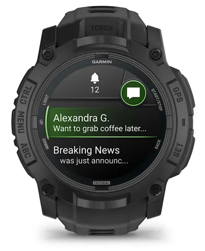 Viedpulkstenis Garmin Instinct 3 Tactical Edition Photo 12