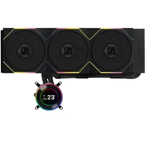 All-in-one liquid cooler Lian Li GA II Hydroshift II LCD-C 360TL 12 cm Black