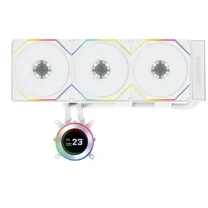 Система водяного охлаждения All-in-one Lian Li Hydroshift II LCD-C 360TL — вентиляторы 120 мм, 200–2600 об/мин, FDB, белая