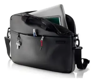 Briefcase MIQUELRIUS MR16984 — black monochromatic document briefcase