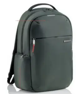 Pilsētas mugursoma MIQUELRIUS MR16981 — zaļa poliestera, 22 l, pilsētas stils