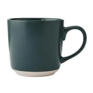 Ceramic Mug La Cafetiere GB40LCMUGGRN 350 ml Green, microwave- and dishwasher-safe
