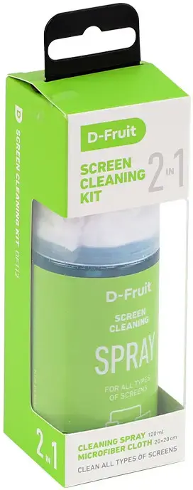 D-Fruit DF112 ekrānu tīrīšanas komplekts 120 ml Photo 4