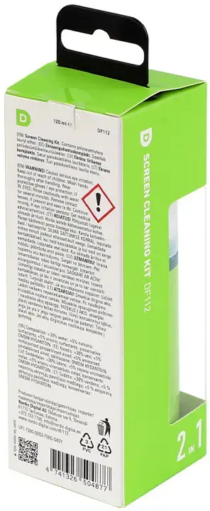 D-Fruit DF112 ekrānu tīrīšanas komplekts 120 ml Photo 5