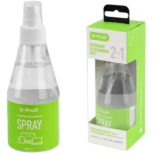 Screen cleaning kit D-Fruit DF113 — 200 ml cleaning solution for displays